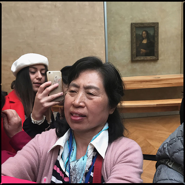 Mona Lisa at Louvre museum
