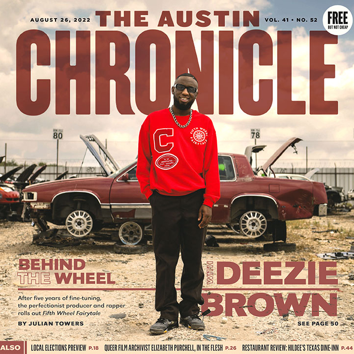 musician Deezie Brown on the cover of the Austin Chronicle
