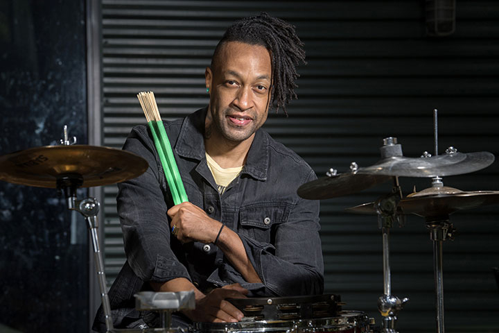 American drummer Brannen Temple, Austin, Texas