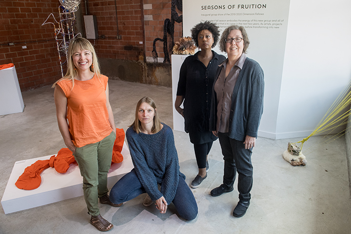 Jade Walker, Magdalena Jarkowiec, Tammie Rubin and Laura Latimer at Dimension Gallery